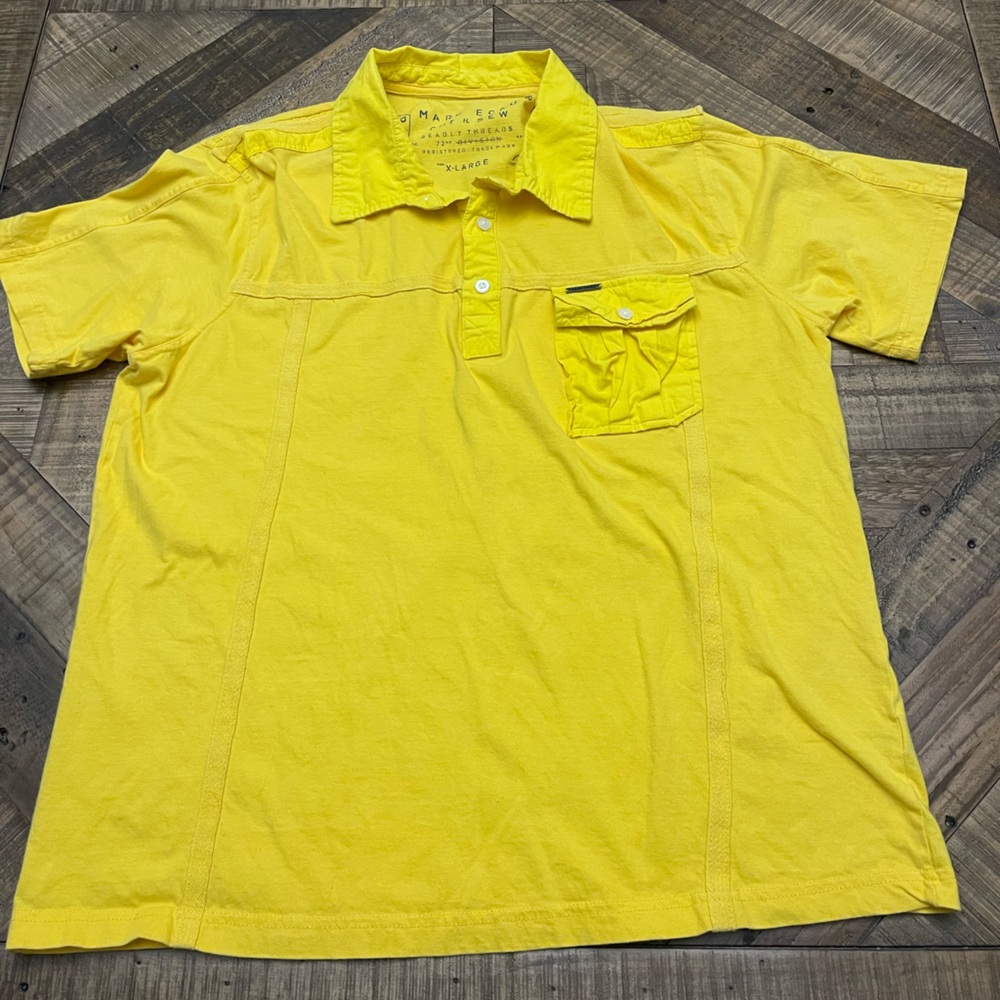 Marc Ecko Vibrant Yellow Polo Shirt